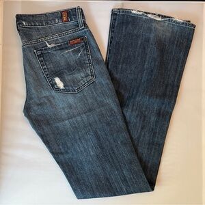 7 For All Mankind Indigo Denim Jeans